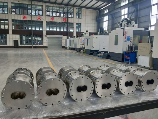 Van de de Machineextruder van ZSE135 Nitrided de Plastic Delen van het de Schroefvat voor Petrochemische Industrie