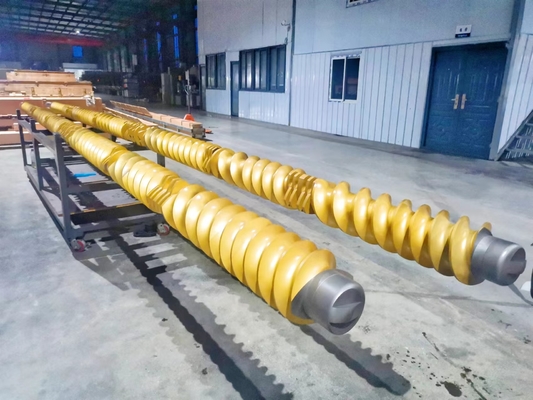 CTE-extruder 2 Thansfer met vlucht 3 Schroefelementen met vlucht voor de kunststofindustrie