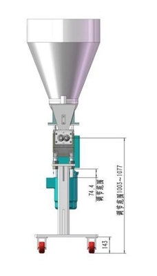 PP ABS Joiner Twin Screw Extruder Side Feeder KY75/65 Type 300rpm Uitgangsschroefsnelheid