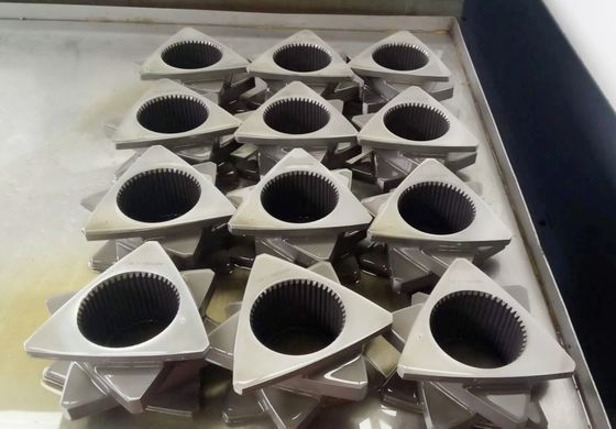 Hoog van de de Schroefextruder van de Corrosieweerstand Tweeling van de de Delenextruder de Schroefelement voor TEX54