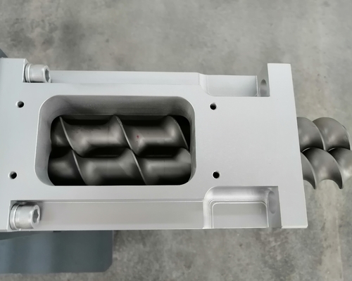 Co-roterende twee-schroef-extruders zijvoeder JCW63 gemakkelijk schoon te maken voor opgeblazen voedselfabriek
