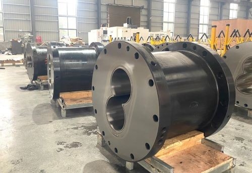 Model 223 Twin Screw Extruder Machine Components Barrels voor de petrochemische industrie