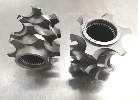 Aluminium bronzen extruder schroef element 2 gevlogen slijtvastheid voor huisdiervoeder fabriek