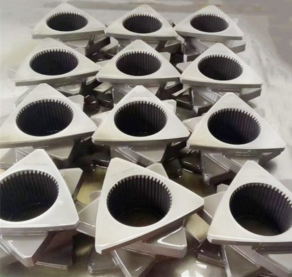 HRC 58-62 Driehoekige schroefelementen voor tweeschroef-extrudermachines