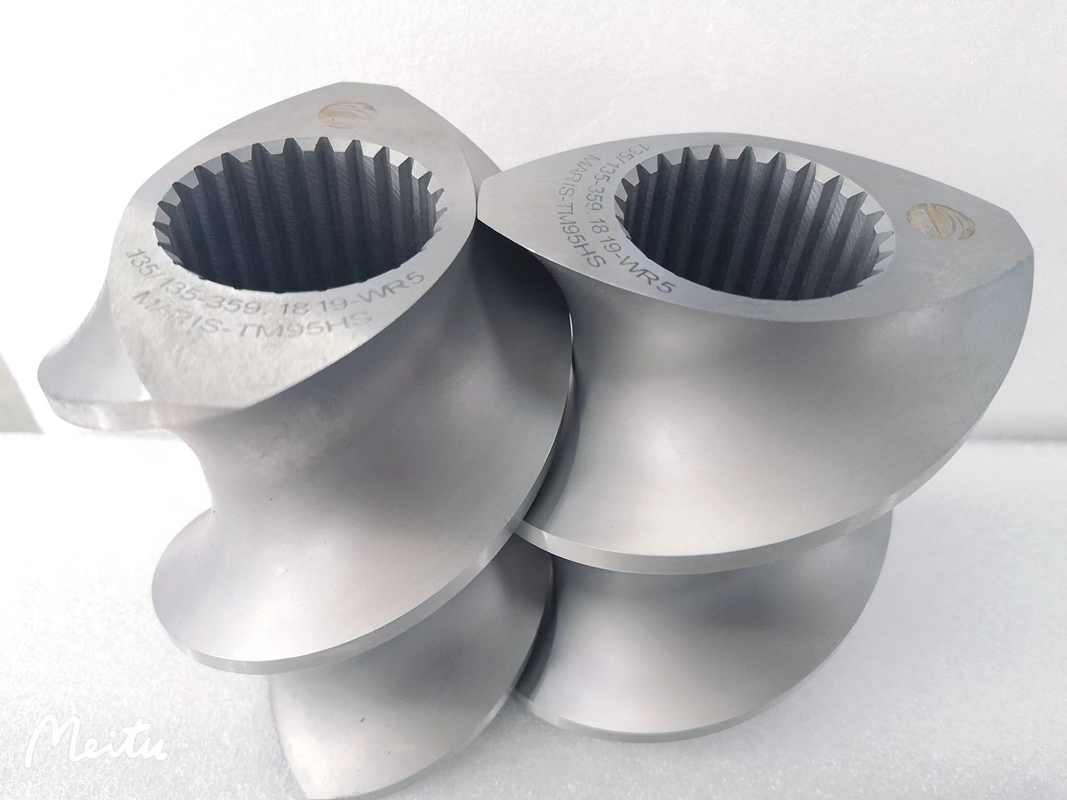 Parallelle Schroef en van de Vat Tweelingschroef Extruderelementen Maris 95 voor pvc-Pijpuitdrijving