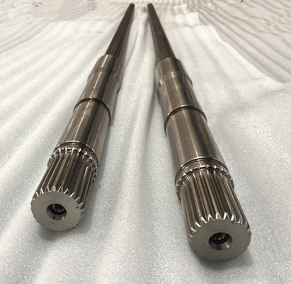 30 Schroefelementen Pelletmachineonderdelen Zilveren kleur Dubbele schroefontwerp