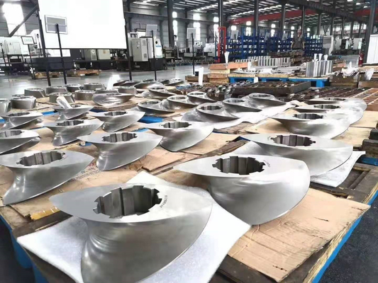 Petrochemische industrie 250 Schroefsegmenten voor pelletizer met buitendiameter 247.9