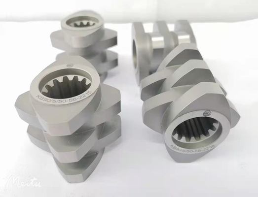 Gecertificeerd TEX120 slijtvastheid Twin Screw Extruder Components Star Screw Elements