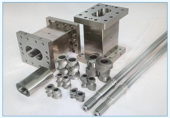 Buss Continu meng- en smeltschroefsegmenten Extrusie Plastic machineonderdelen