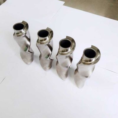 70 Drie Flighted het Kneden Blok, Tweeling de Elementen Compacte Grootte van de Schroefextruder