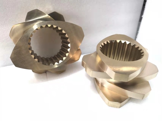 Diameter 150mm van de de Delenschroef van de Extrudermachine van het het Elementenaluminium het Bronsmateriaal