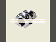 ZE52 de Elementen die van de extruderschroef Blok voor Parallelle Tweelingschroefextruder kneden