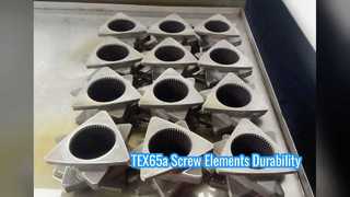 TEX65a extruderschroefelementen met dubbele schroef
